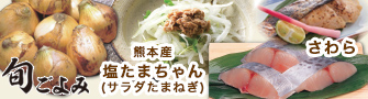 【旬ごよみ】熊本産塩たまちゃん/さわら